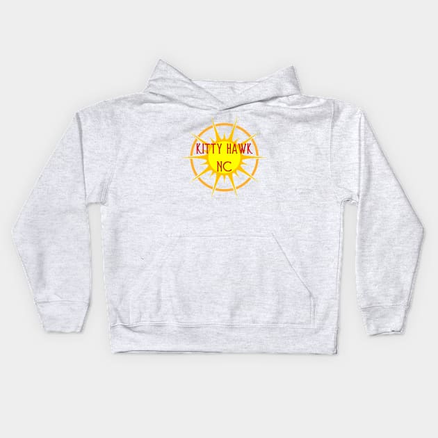 Life's a Beach: Kitty Hawk, NC Kids Hoodie by Naves